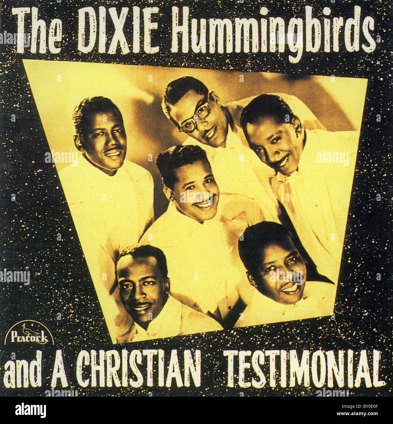 DIXIE HUMMINGBIRDS noi gruppo evangelico sul coperchio di un pavone EP record Foto Stock