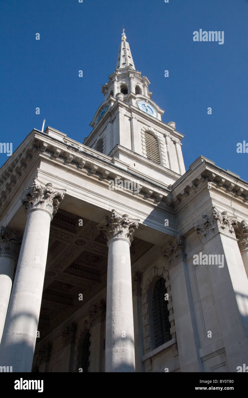 Chiesa di San Martino-in-the-Fields, Trafalgar Square, London, Regno Unito Foto Stock