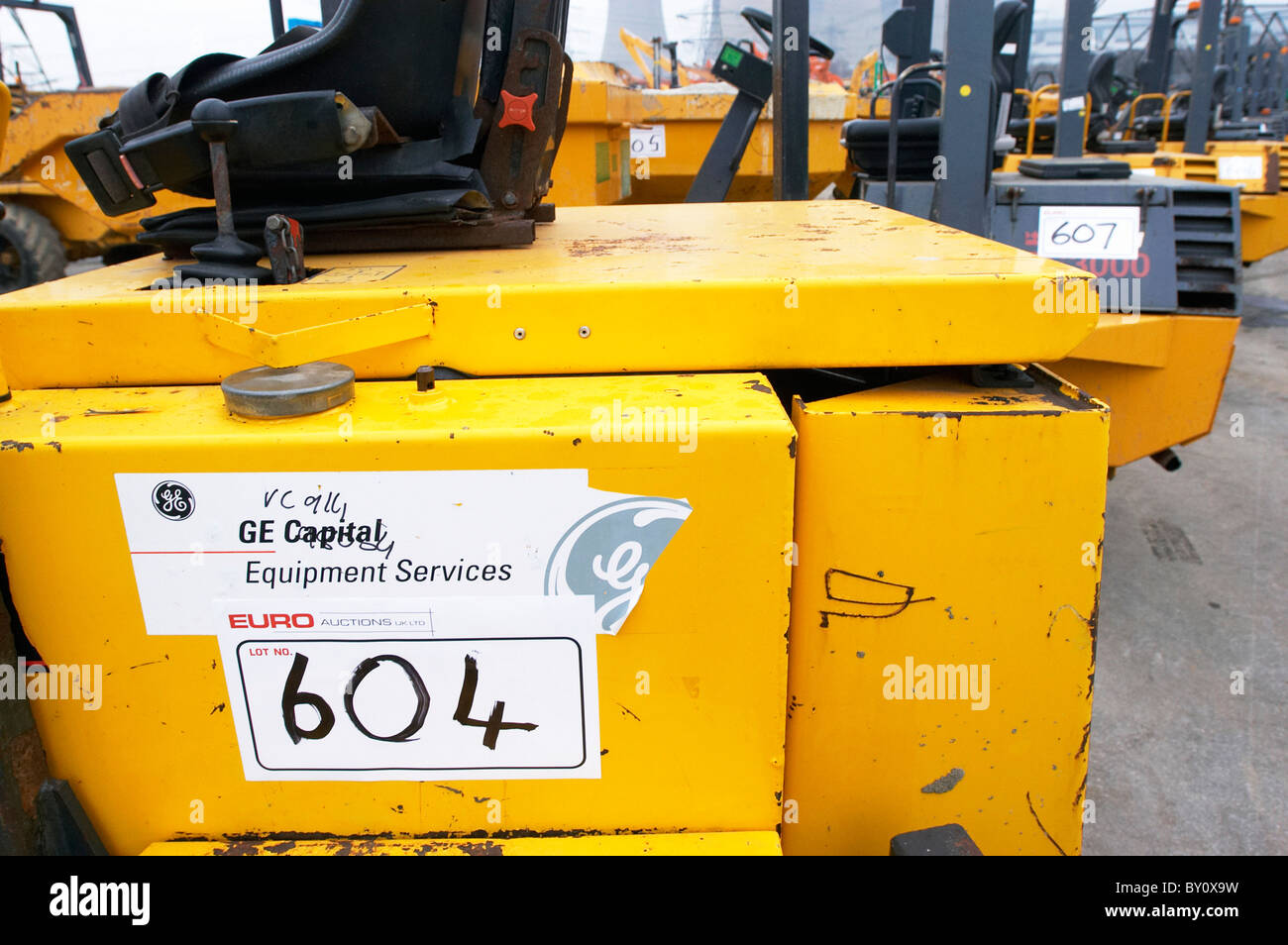 Vano motore di impianto Foto Stock