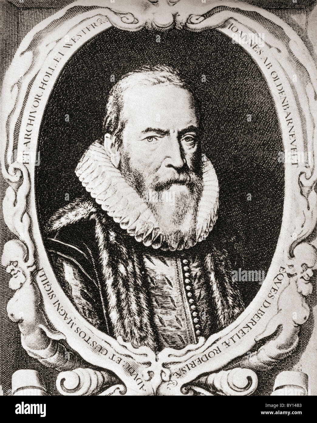 Johan van Oldenbarnevelt, 1547 1619. Statista olandese. Foto Stock