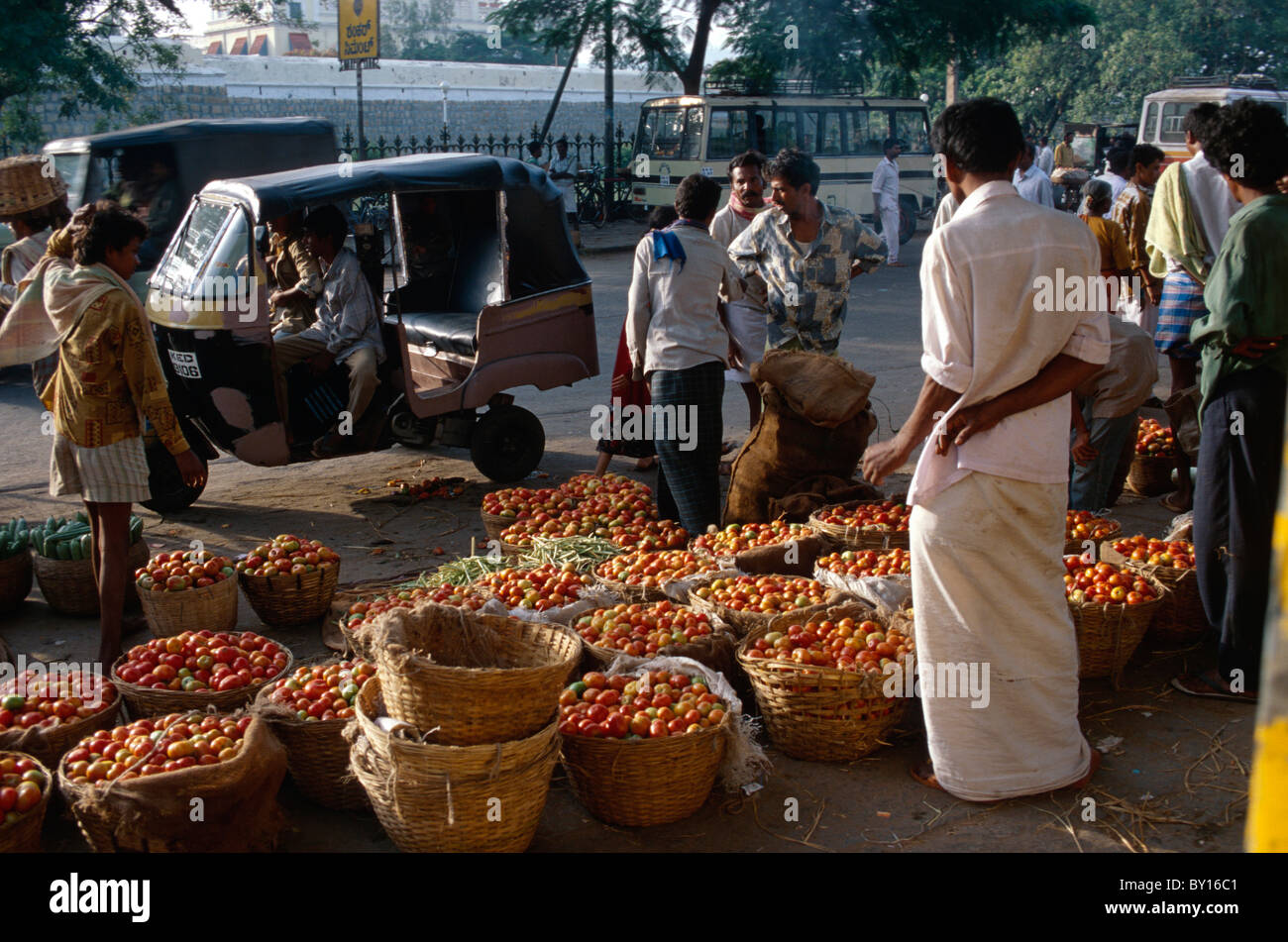 Mercato, Mysore, Karnataka, India Foto Stock