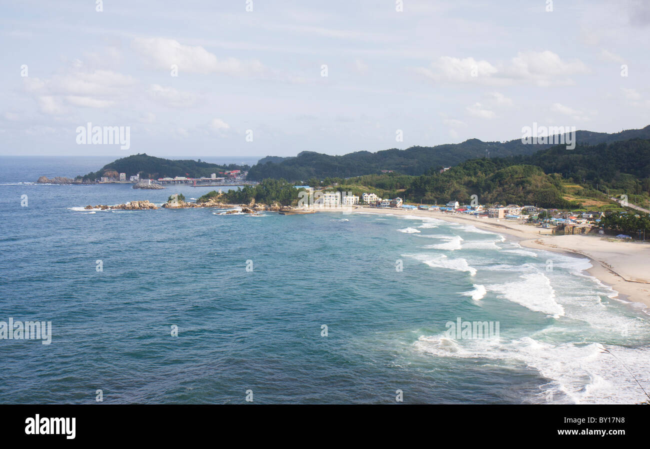 Yong-wha Beach, Samcheok, Corea del Sud Foto Stock