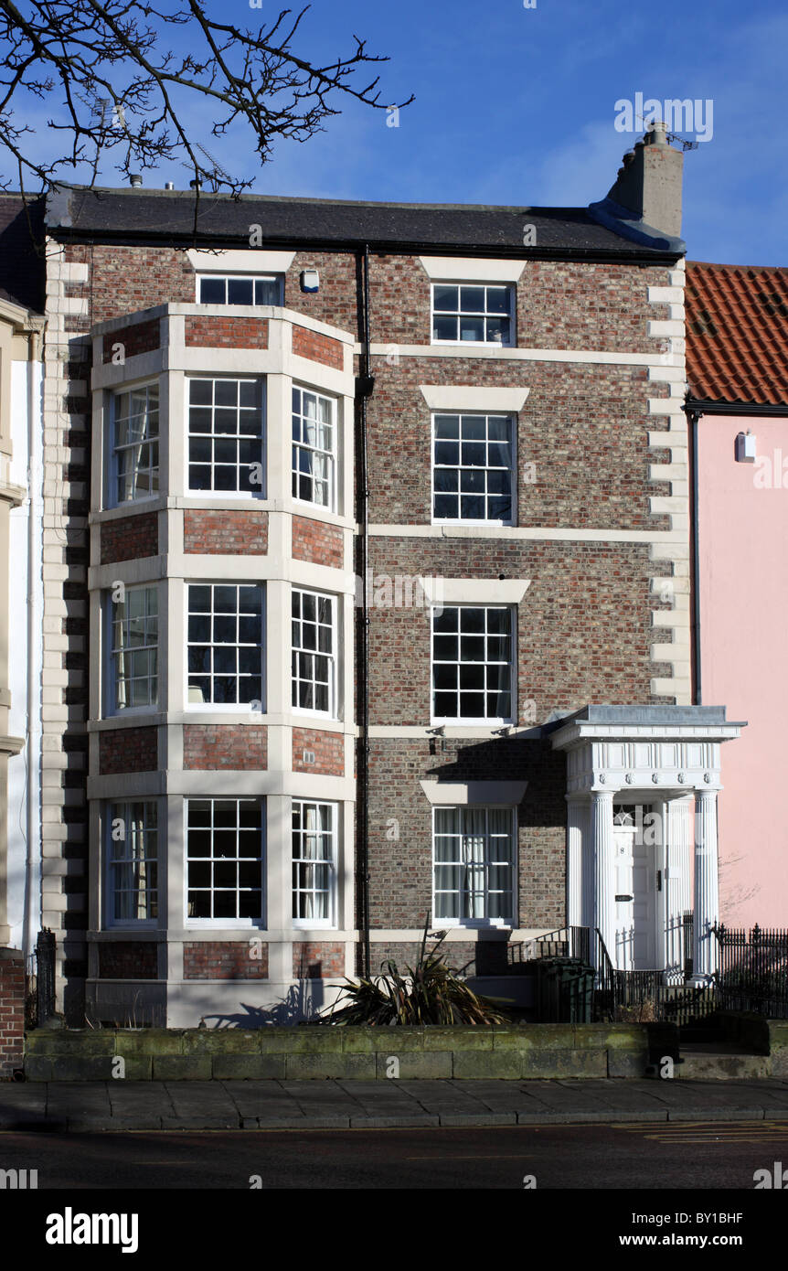 Un stile Georgian Town House, n. 8 Front Street , Tynemouth, North East England, Regno Unito Foto Stock