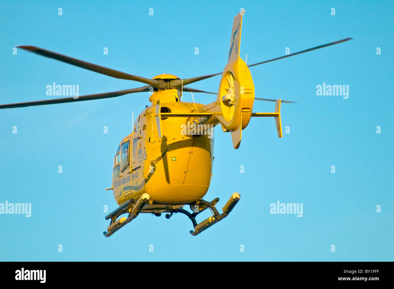 Scottish Air Ambulance elicotteri a Glasgow Foto Stock