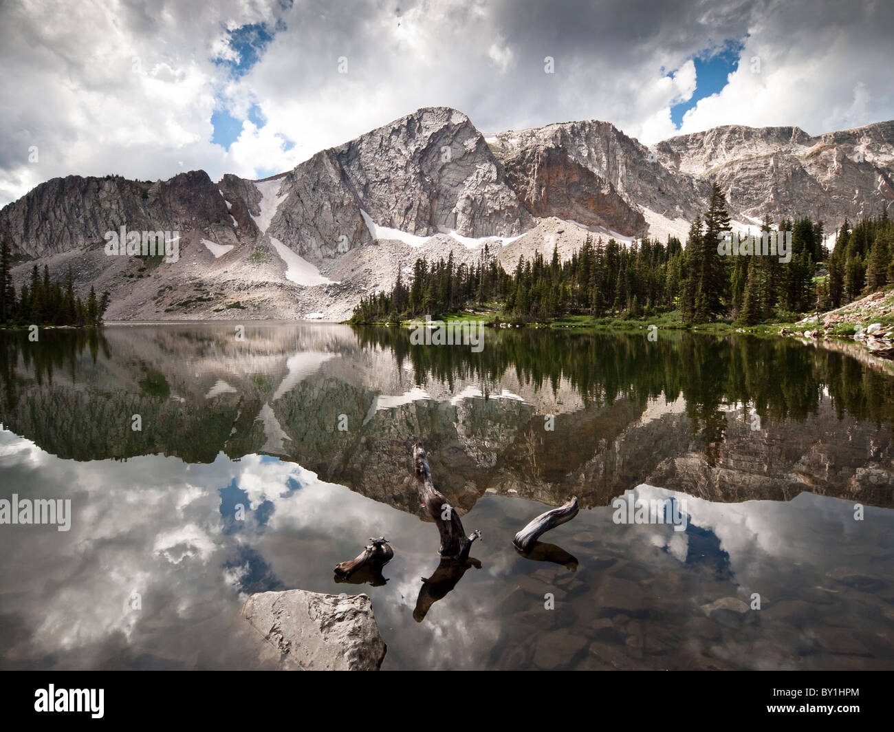 Il lago a Marie Medicine Bow Mountain National Forest, Wyoming parco nazionale Foto Stock