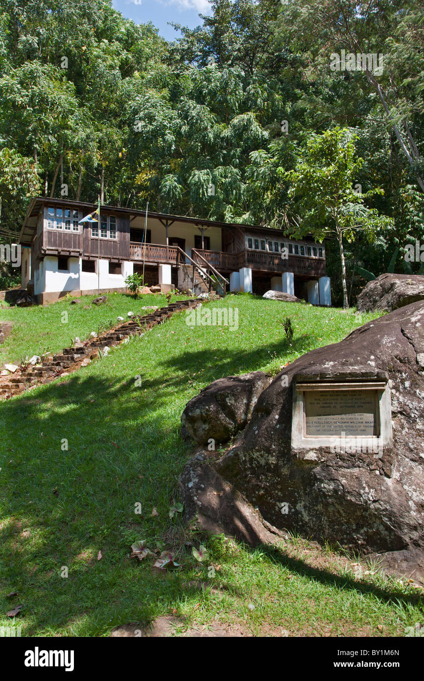 Il museo attraente edificio all'ingresso al Amani riserva naturale protetta la zona boschiva di 8,380ettari situata in Foto Stock
