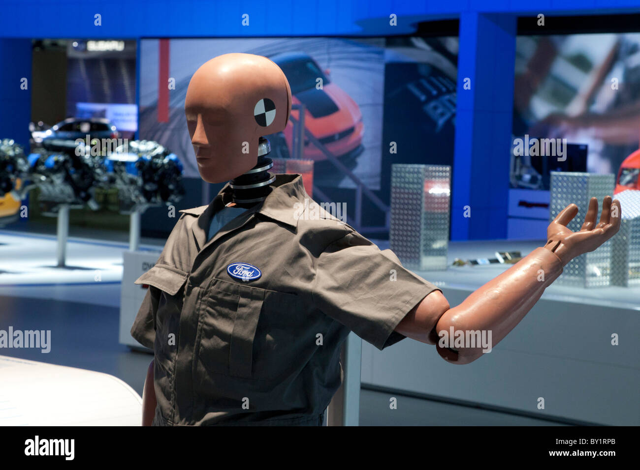 Display Ford al NAIAS 2011 Detroit North American International Auto Show Foto Stock