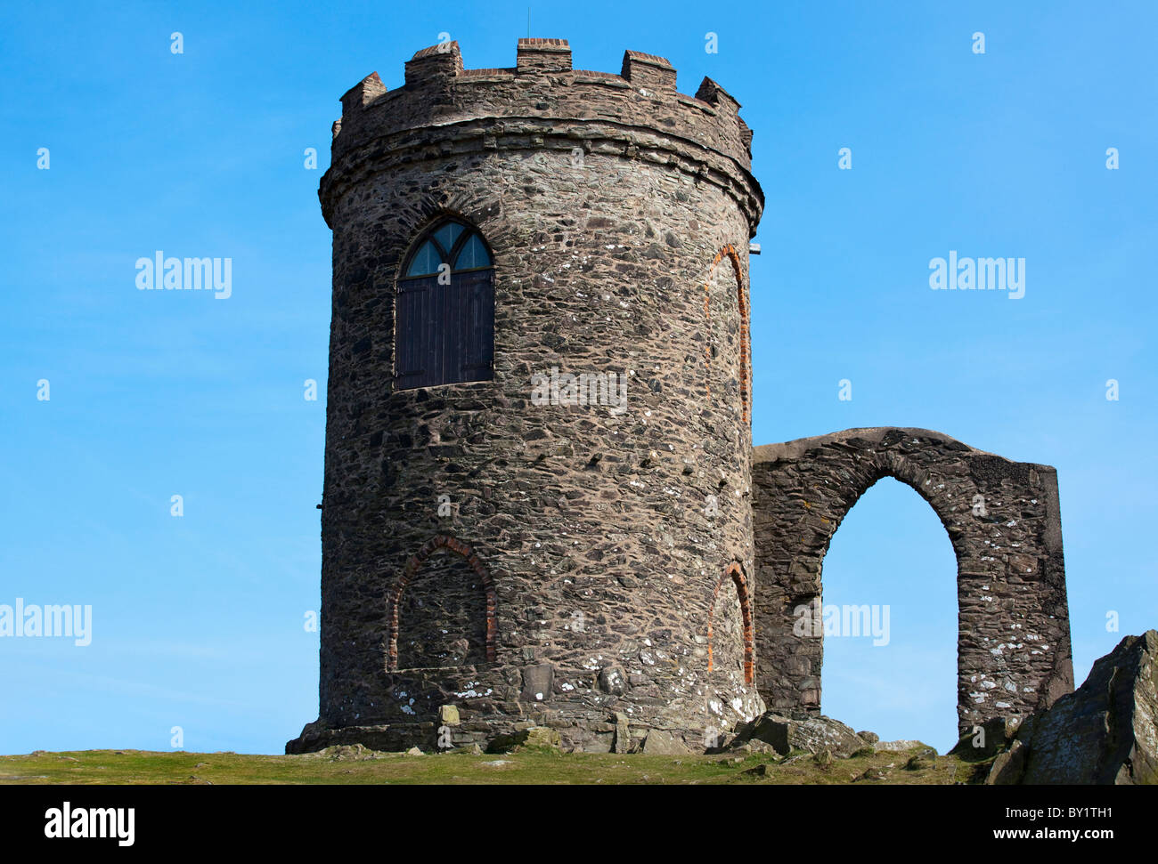 Il vecchio Jon / John Tower presso il Glenfield Lodge Park Leicestershire.Inghilterra Foto Stock