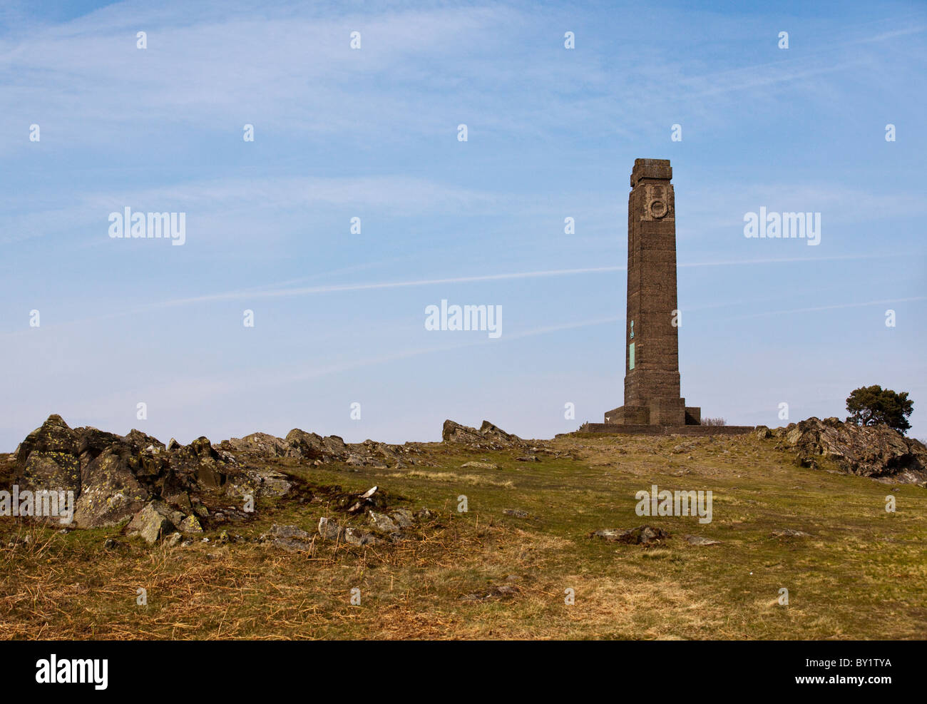 Leicestershire Yeomanry War Memorial a Glenfield Lodge Park Leicestershire.Inghilterra Foto Stock