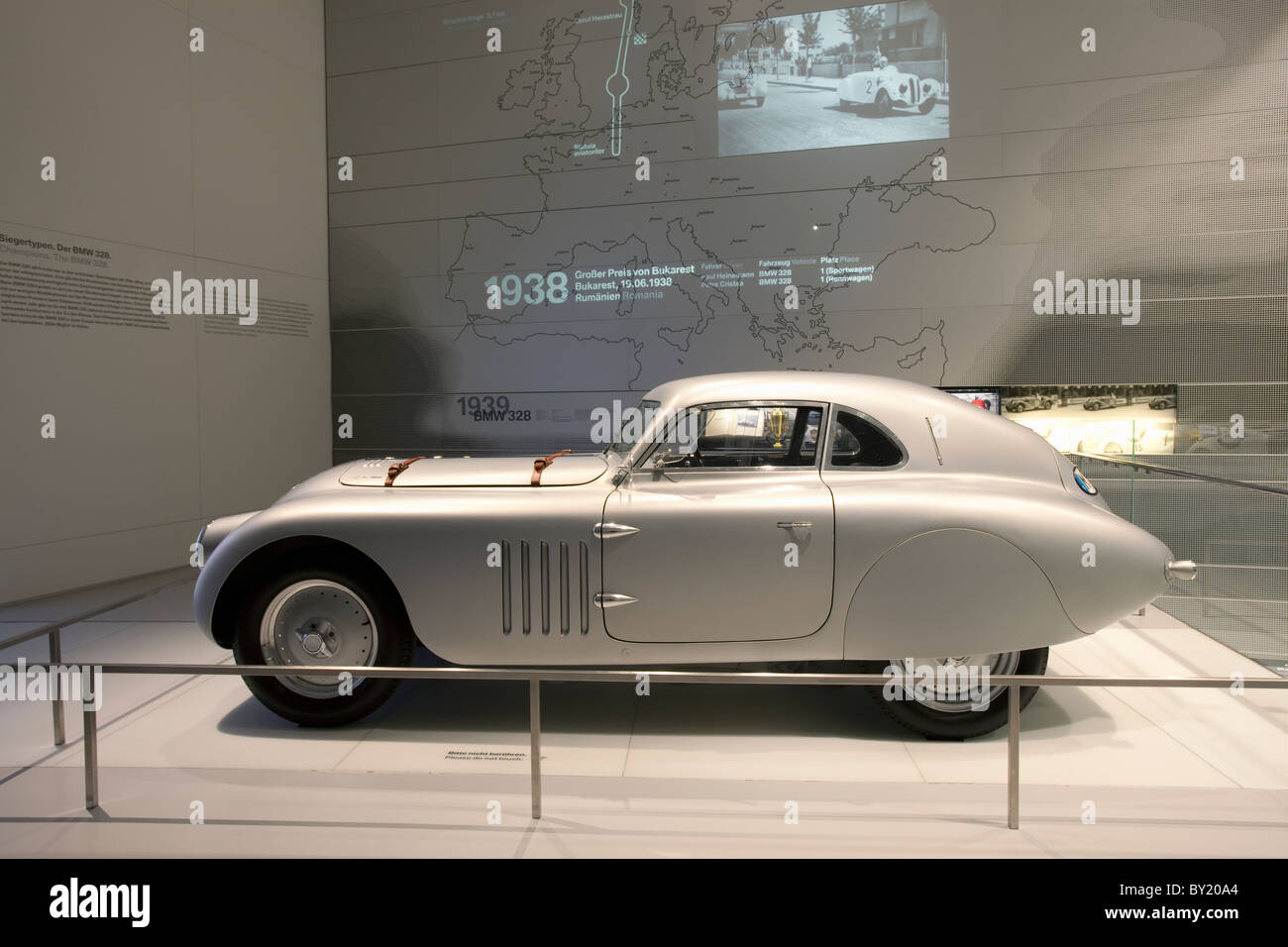 La germania,la Baviera,Monaco di Baviera, Museo BMW BMW 328 Mille Miglia Foto Stock