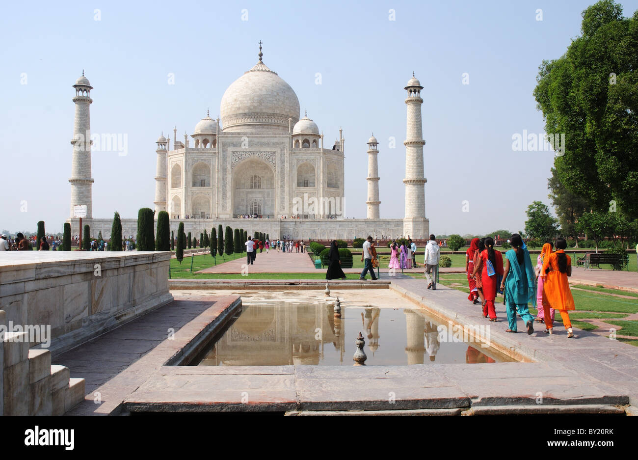 Il Taj Mahal Foto Stock