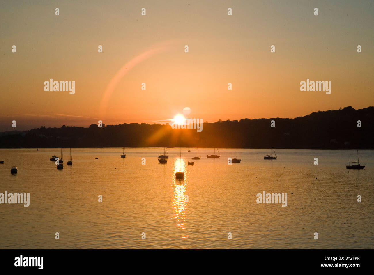 Menai Straits, Bangor. Foto Stock