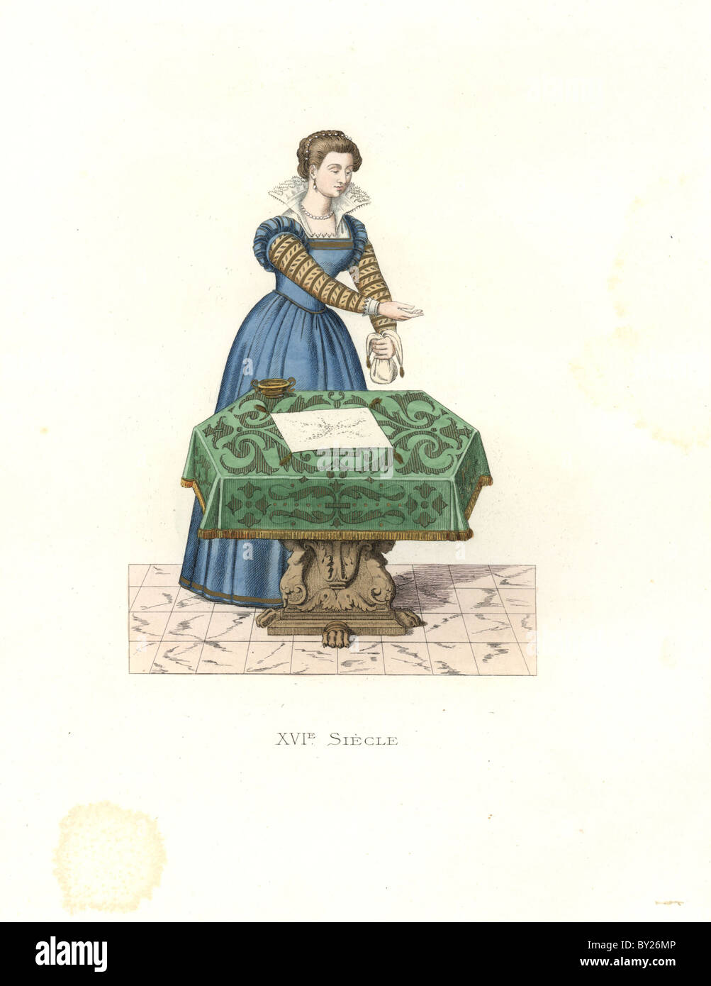 Giovane donna di Venezia, del XVI secolo. Foto Stock