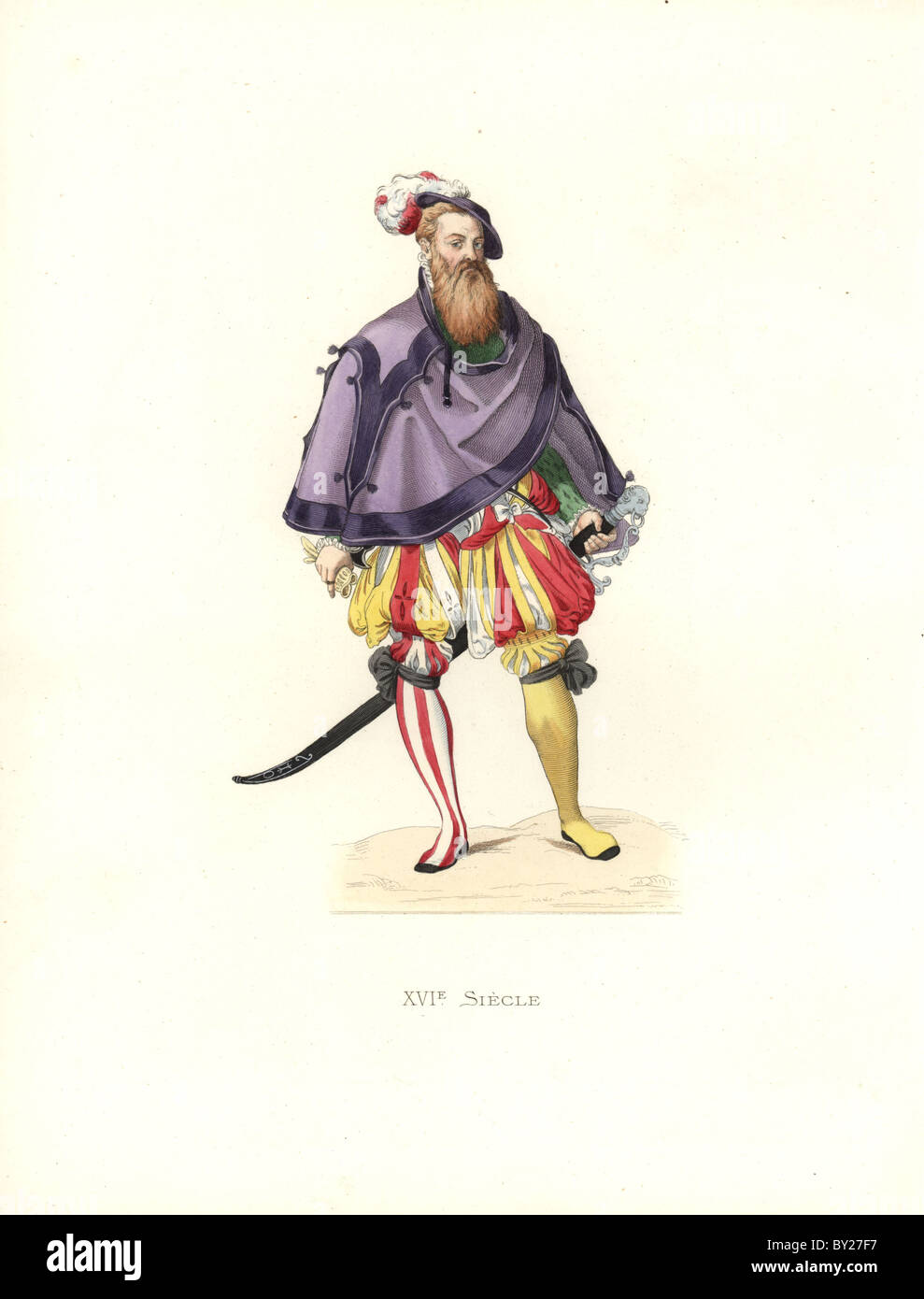 Swiss nobile, del XVI secolo. Foto Stock