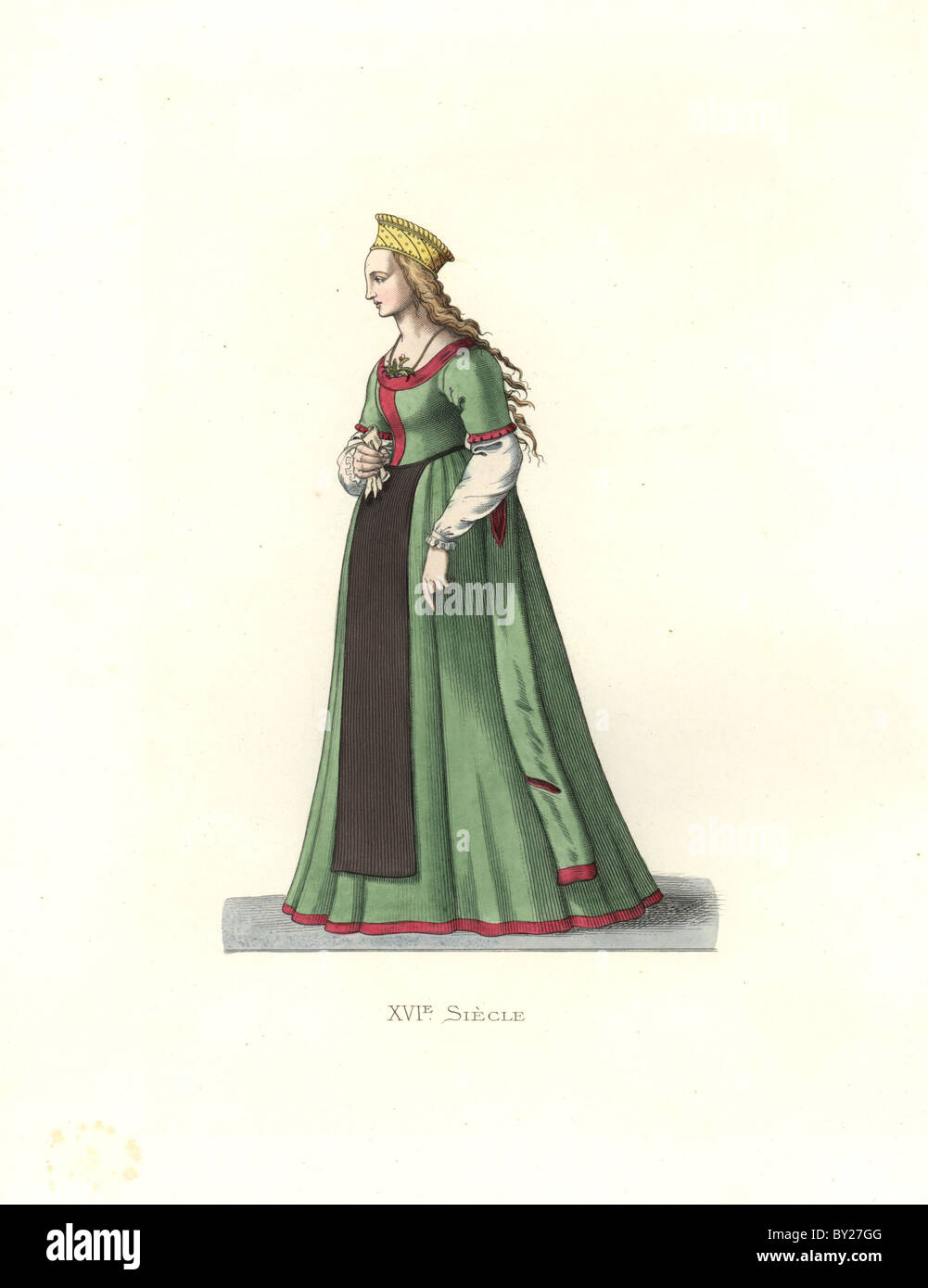 Giovane donna da Danzica, del XVI secolo. Foto Stock