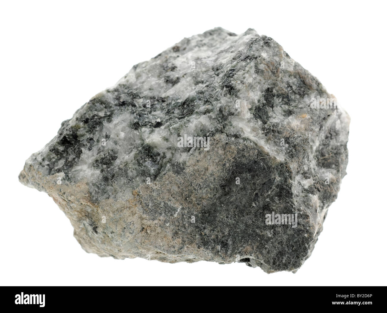 Gabbro. Roccia ignea campione Foto Stock