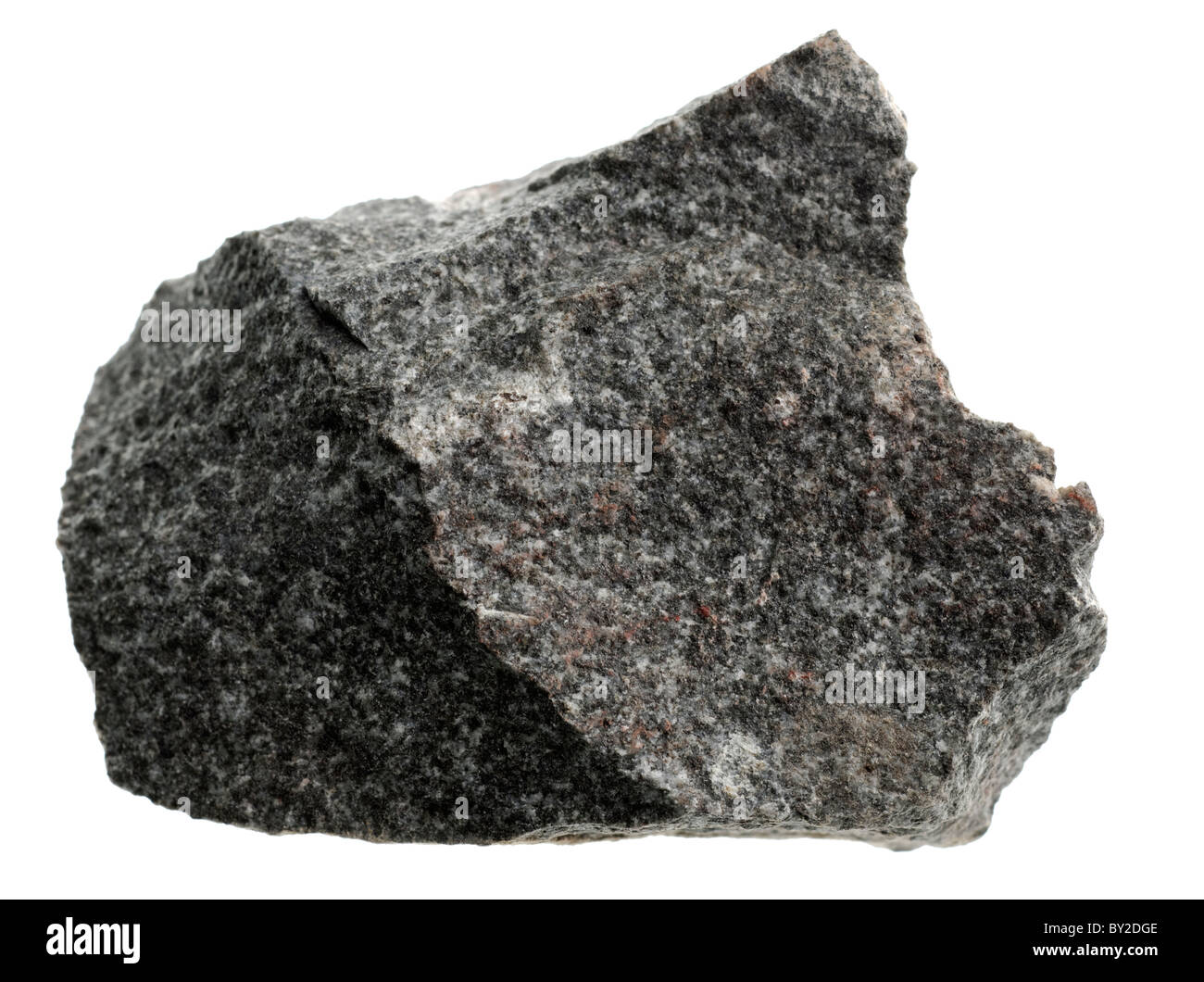 Diorite. Roccia ignea campione Foto Stock