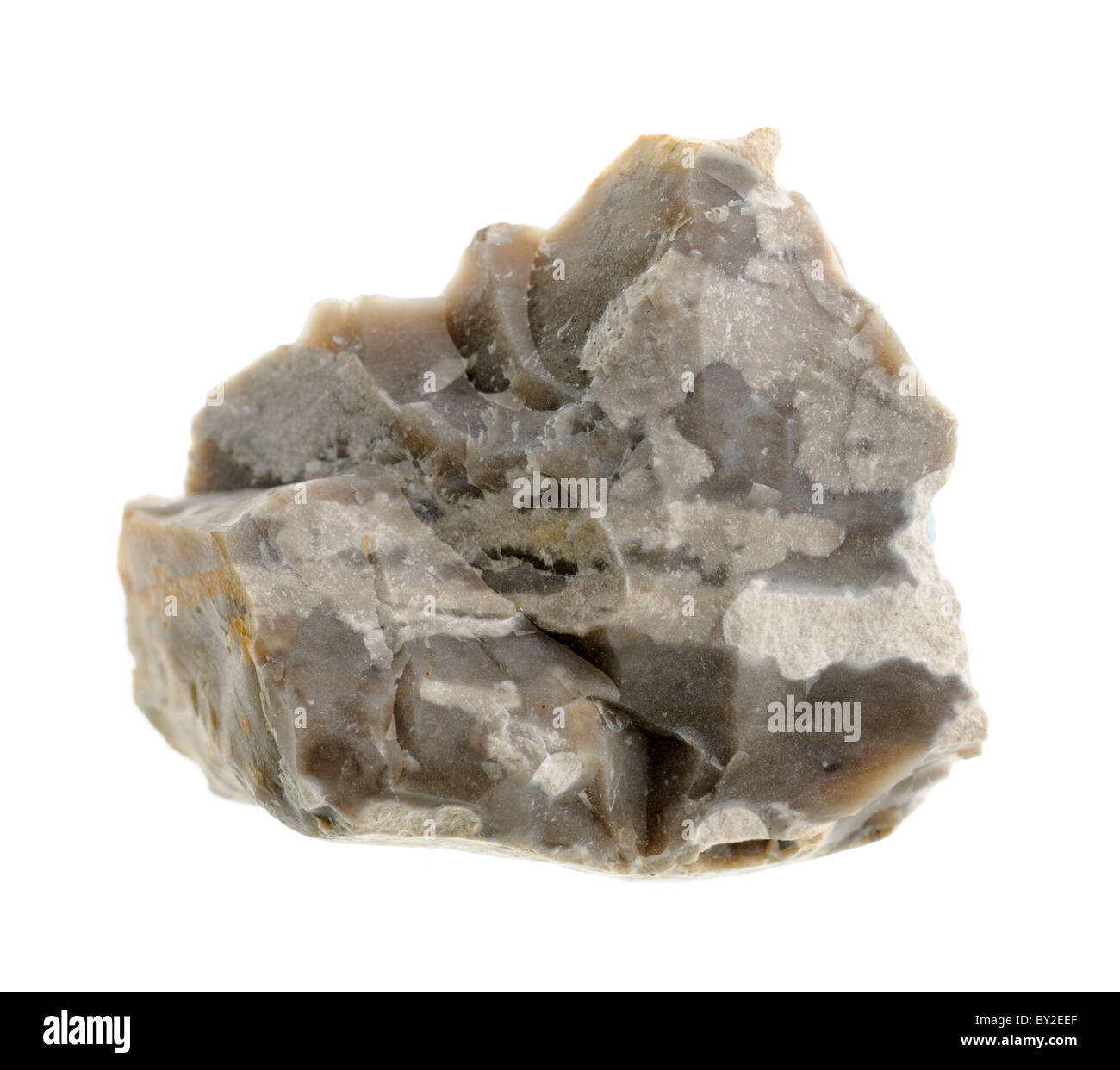 Pietra Focaia trovata nel letto di un fiume, un minerale utilizzato nella  preistoria come un arma Foto stock - Alamy