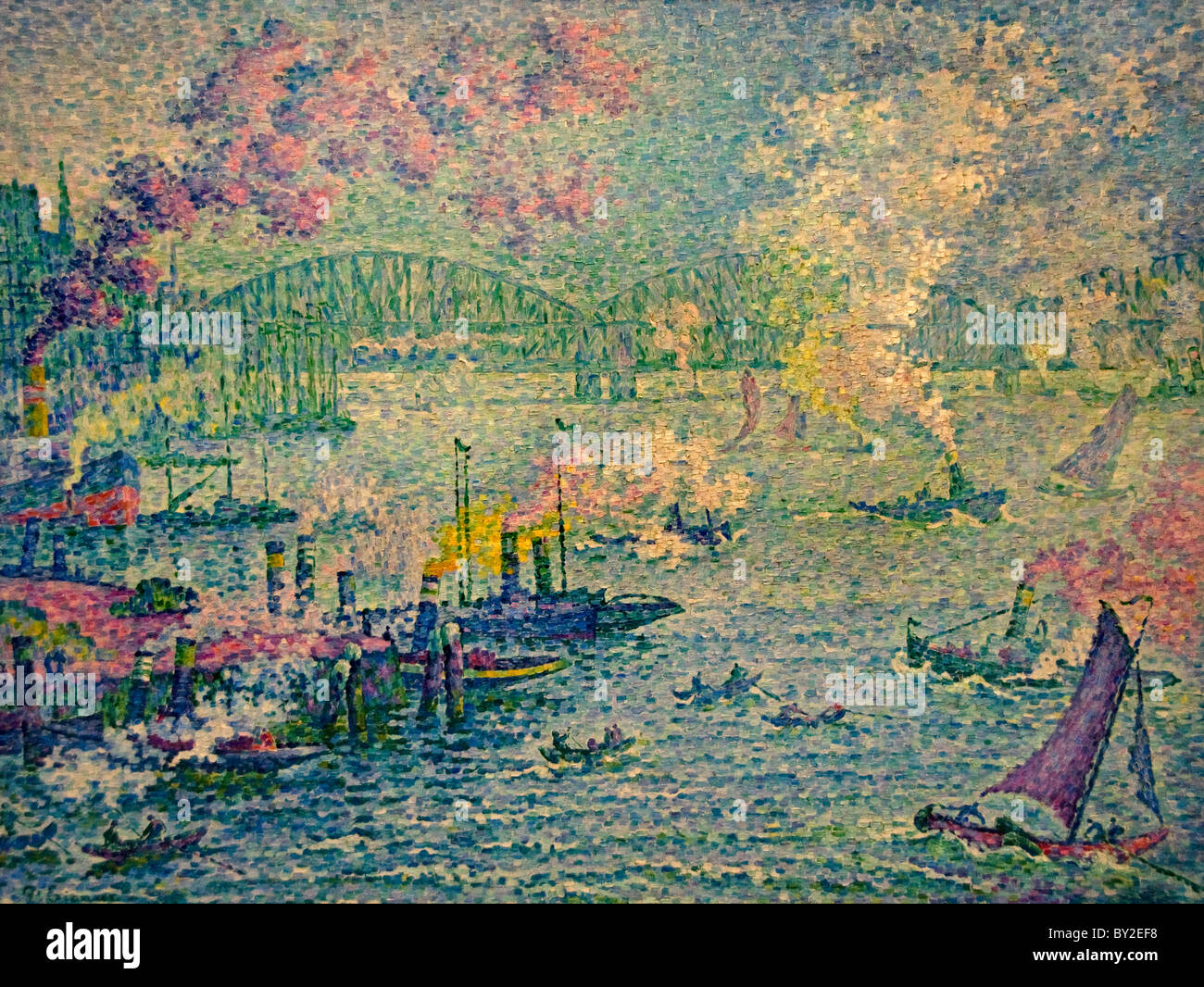 Porto di Rotterdam 1907 Paul Signac 1863 - 1935 il francese Foto Stock