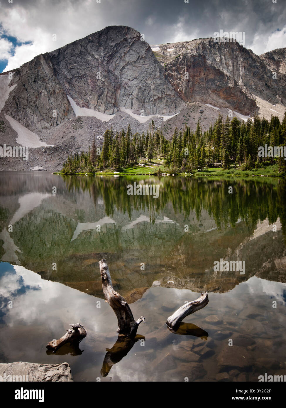 Il lago a Marie Medicine Bow Mountain National Forest, Wyoming parco nazionale Foto Stock