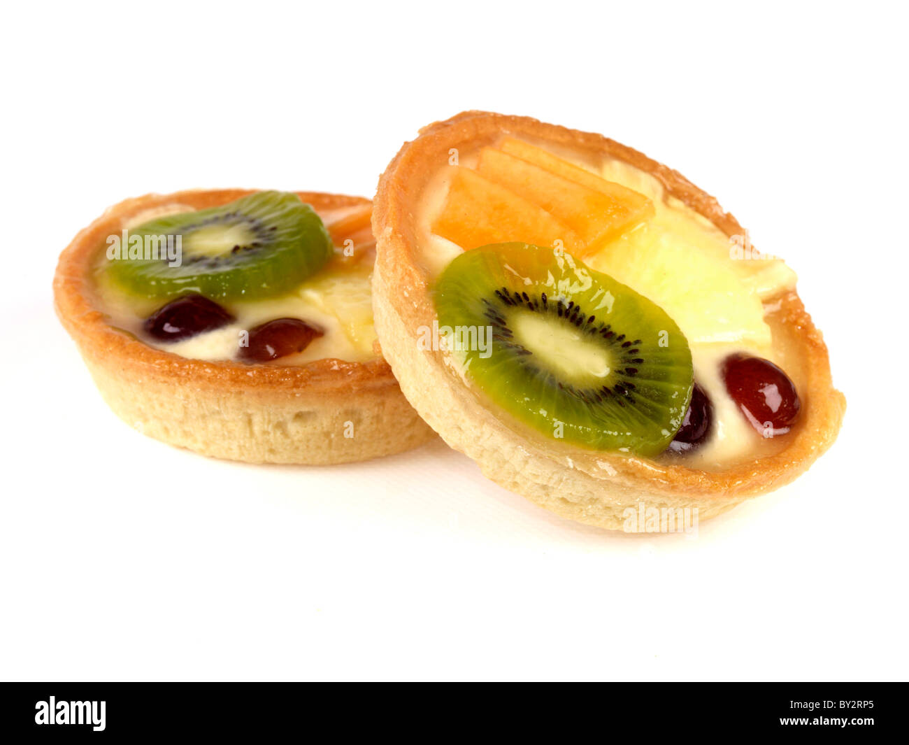 Fresche crostate di frutta Foto Stock