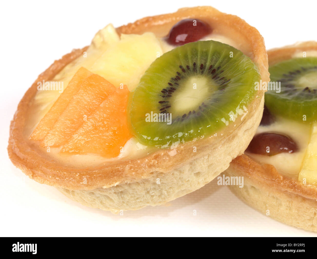 Fresche crostate di frutta Foto Stock