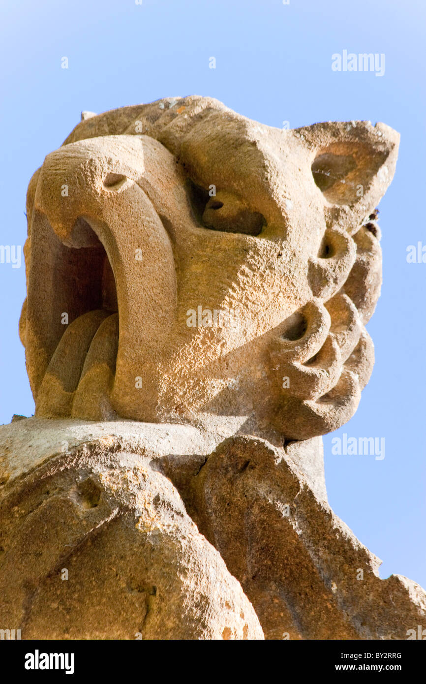 Regno Unito Evesham Chiesa Gargoyle Foto Stock