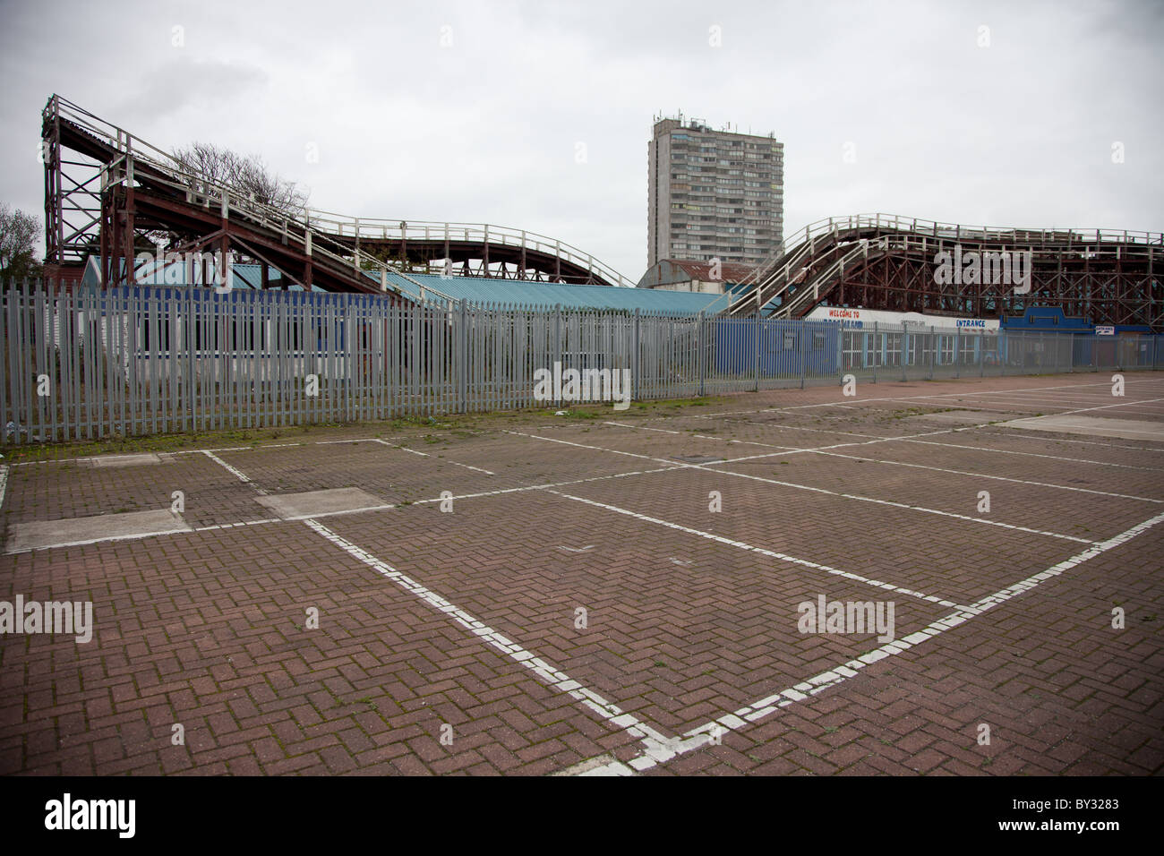 Dreamland parco a tema a Margate, Kent Foto Stock