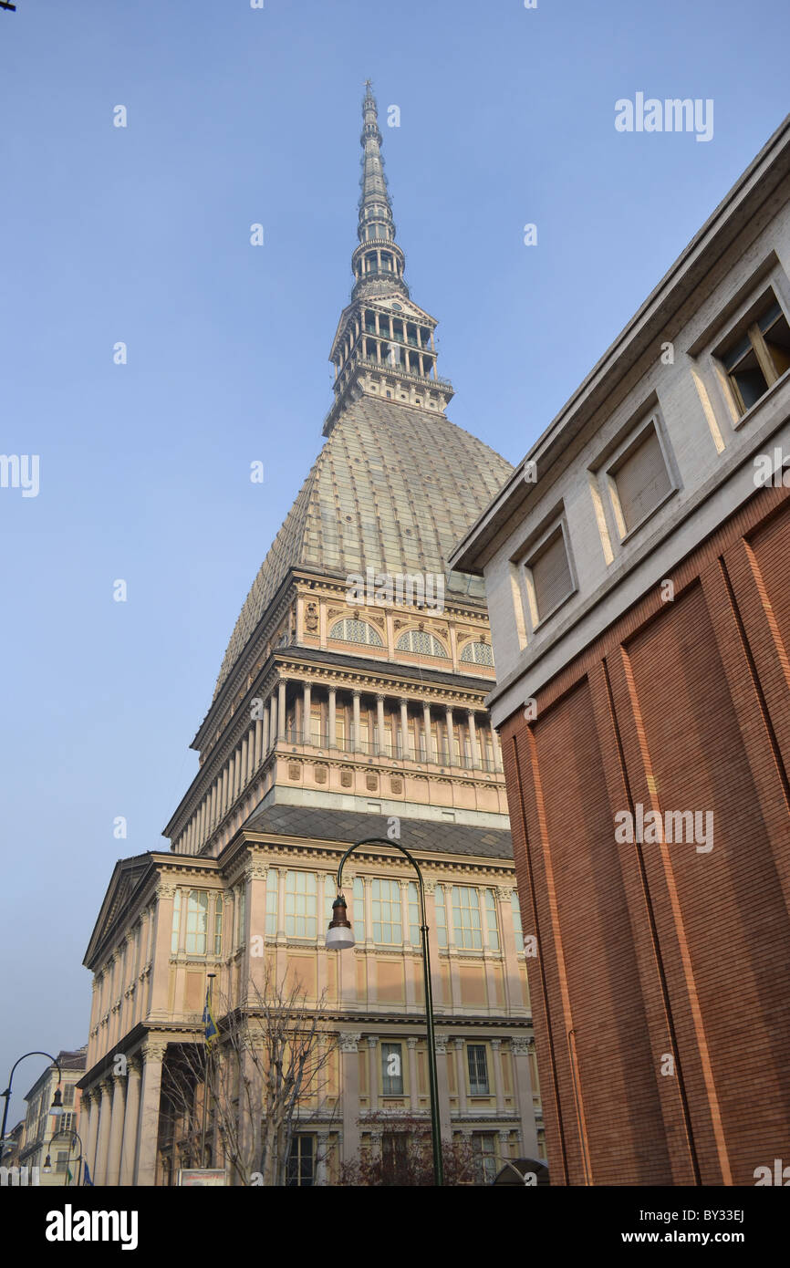 Torino, cityscape durante il periodo invernale Foto Stock