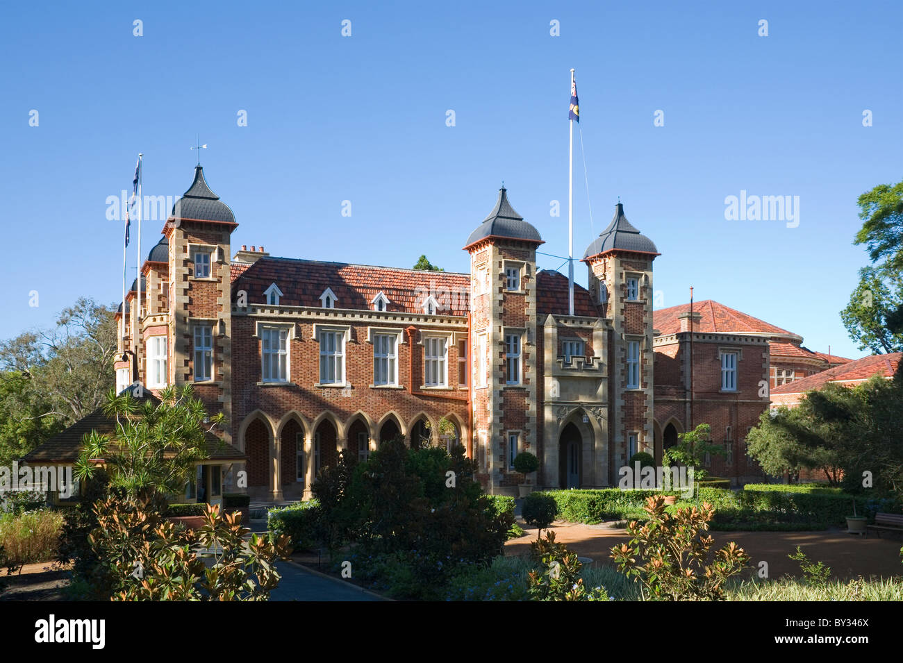 Governo House, la residenza ufficiale del Governatore (la regina) rappresentativo del Western Australia Foto Stock