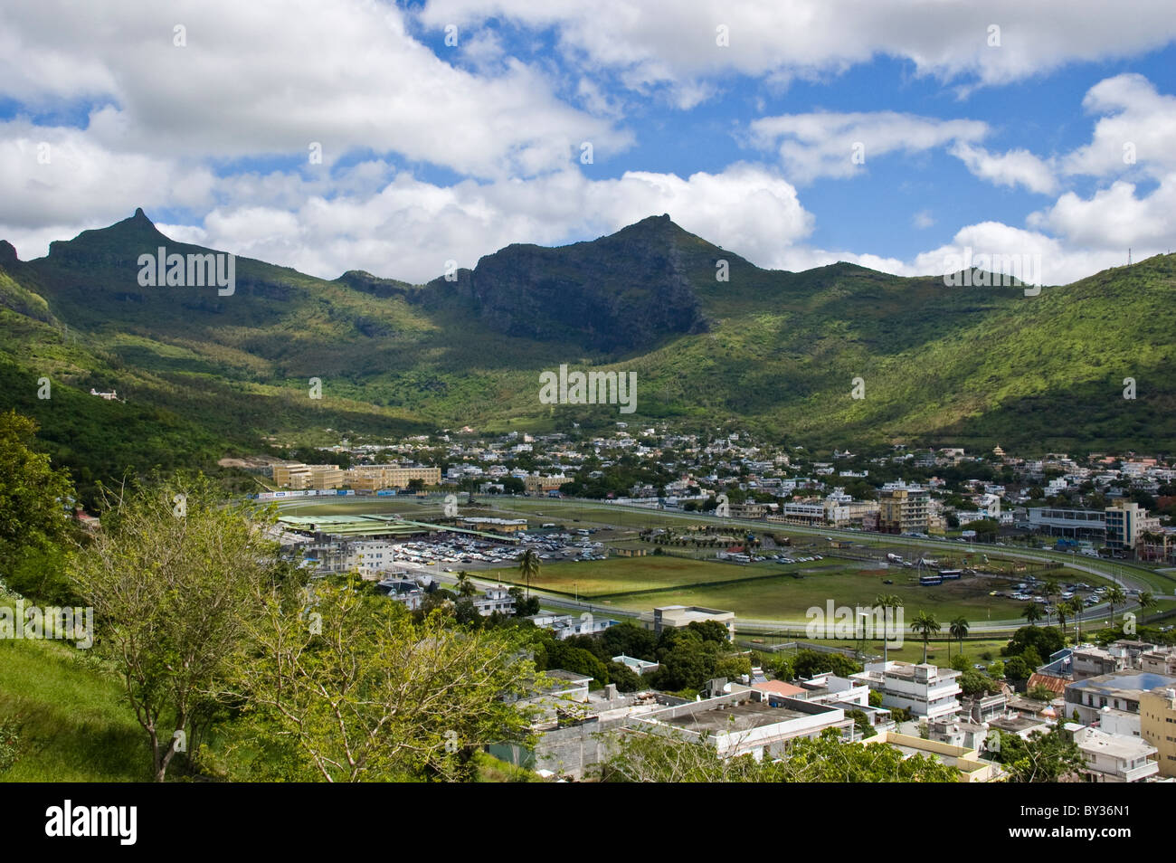 Port Louis Race Course in Mauritius Foto Stock