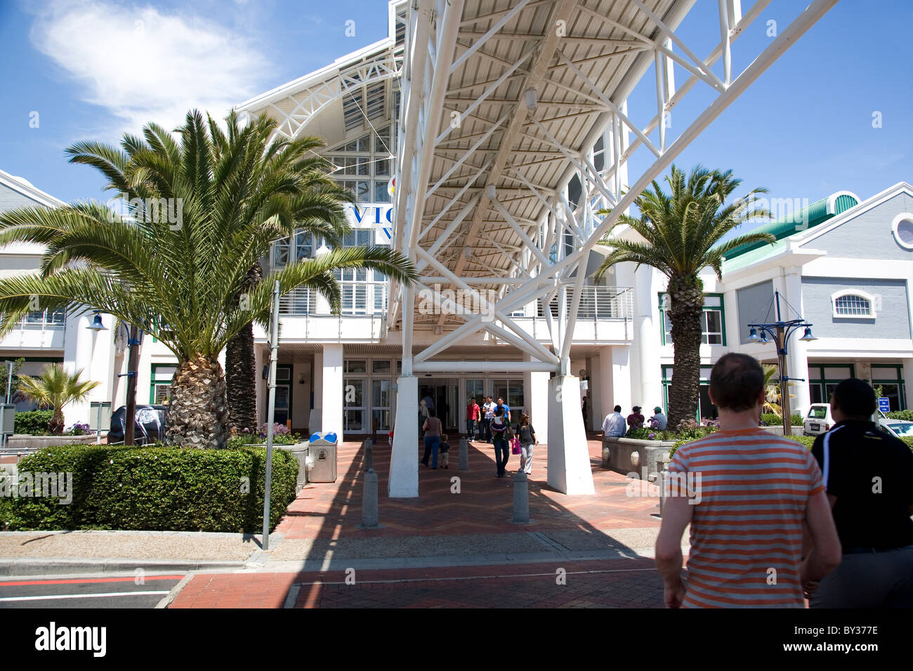Victoria Wharf entrata a Waterfront di Cape Town Foto Stock