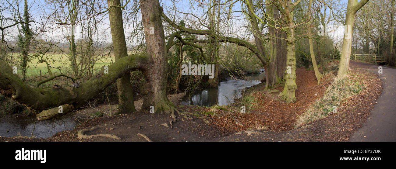 Freccia sul fiume redditch worcestershire Foto Stock