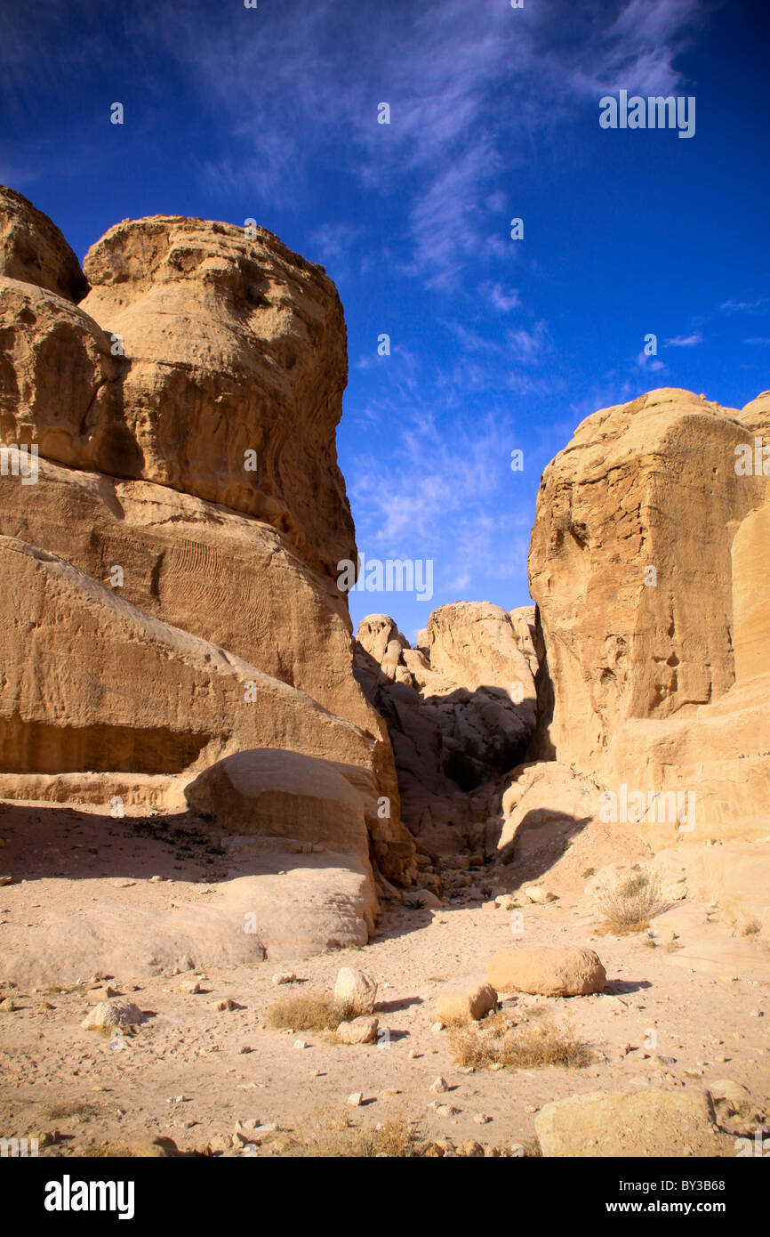 Vi secolo A.C. le rovine di Petra,πέτρα, Giordania, Città Capitale della Nabataeans Foto Stock Vi secolo A.C. le rovine di Petra,πέτρα, Giordania, Città Capitale della Nabataeans Foto Stock