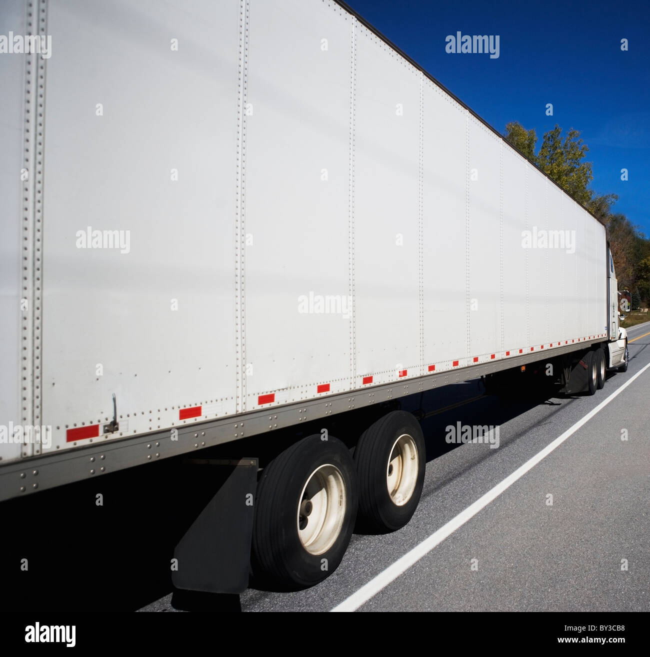 Stati Uniti d'America, Vermont, bianco semi carrello Foto Stock