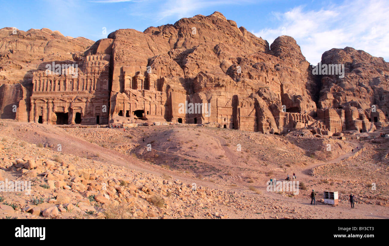 Vi secolo A.C. le rovine di Petra,πέτρα, Giordania, Città Capitale della Nabataeans Foto Stock Vi secolo A.C. le rovine di Petra,πέτρα, Giordania, Città Capitale della Nabataeans Foto Stock