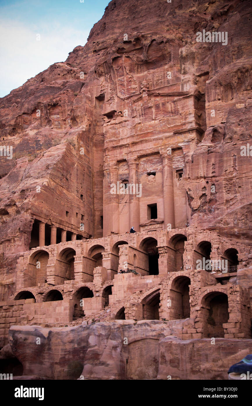 Vi secolo A.C. le rovine di Petra,πέτρα, Giordania, Città Capitale della Nabataeans Foto Stock Vi secolo A.C. le rovine di Petra,πέτρα, Giordania, Città Capitale della Nabataeans Foto Stock