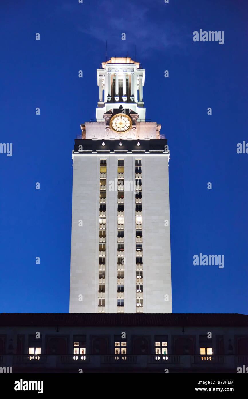 La University of Texas Tower, Austin, Texas, Stati Uniti d'America Foto Stock