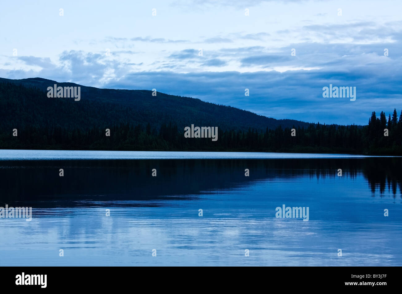 Byers Lago, Denali State Park, Alaska Foto Stock