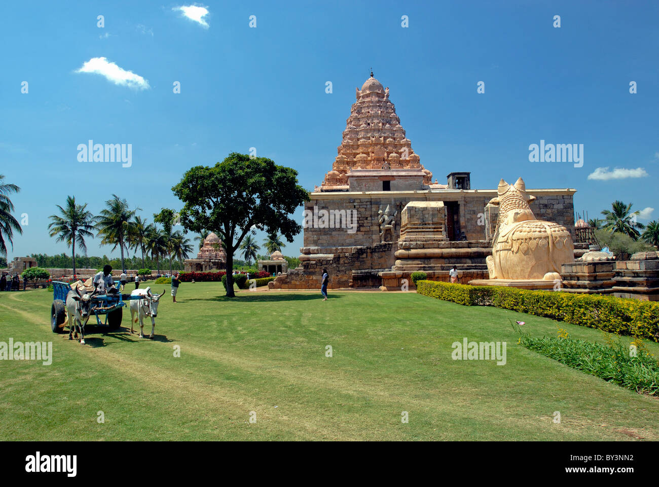 Tempio di Shiva IN GANGAIKONDACHOLAPURAM TAMILNADU Foto Stock