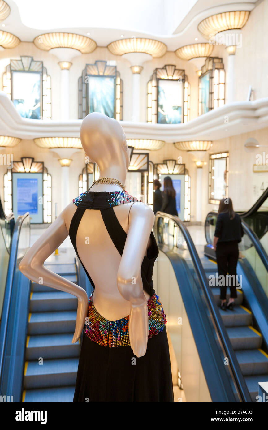 DEKORATION, scale mobili, Harrods department store a Londra, Inghilterra, Gran Bretagna Foto Stock