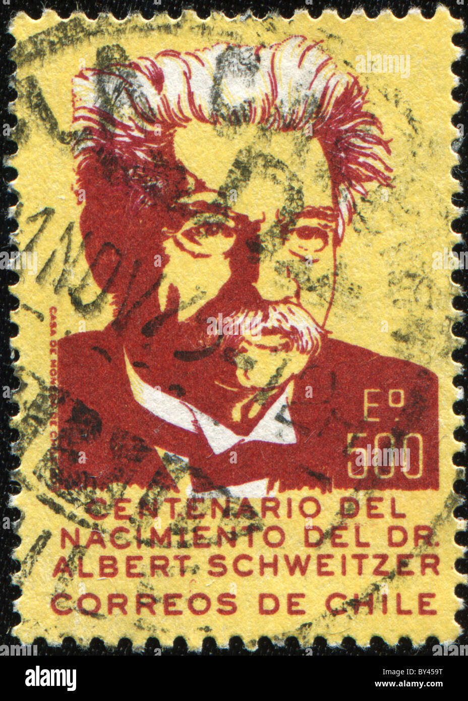 Il dr. Albert SCHWEITZER Foto Stock