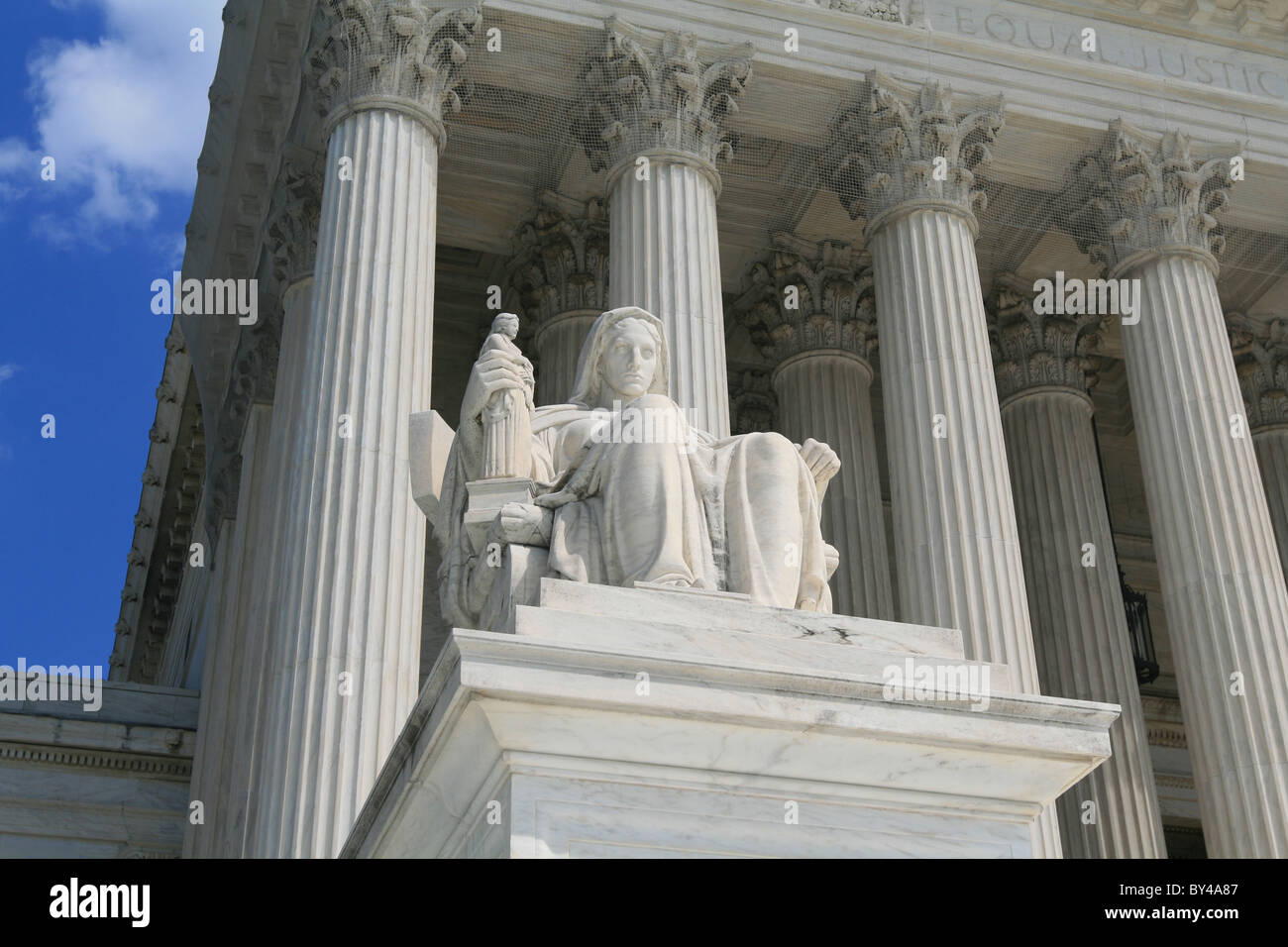 Suprema Corte Edificio, Washington D. C. Foto Stock