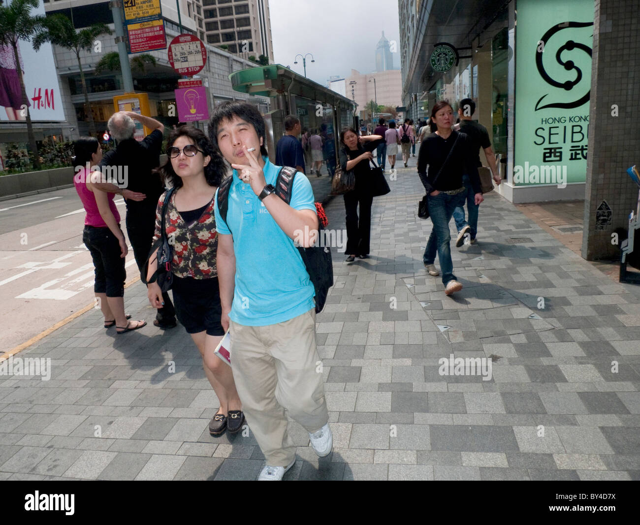 Hong Kong Street foto Foto Stock