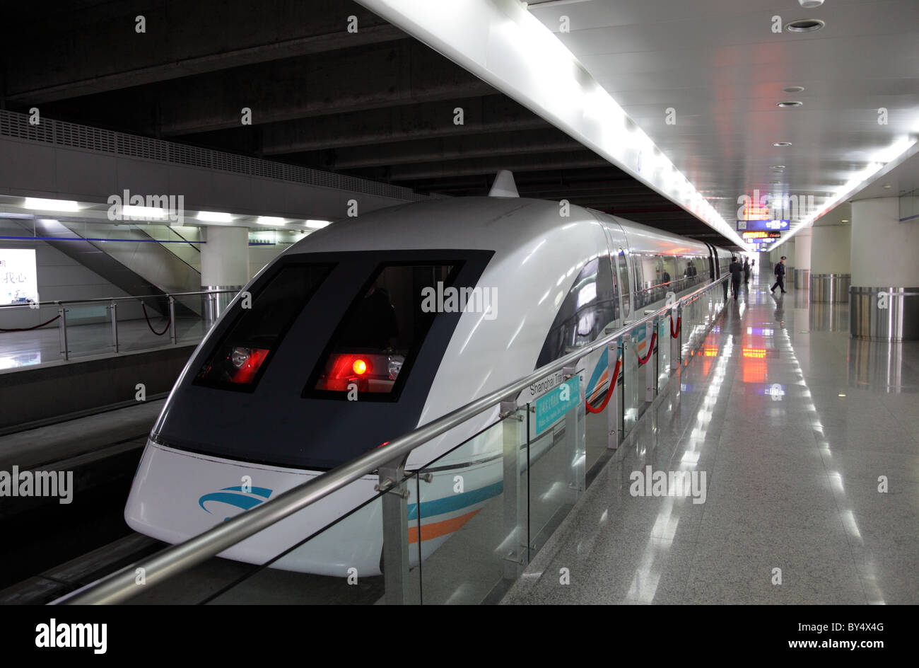 Shanghai highspeed Maglev Train Foto Stock