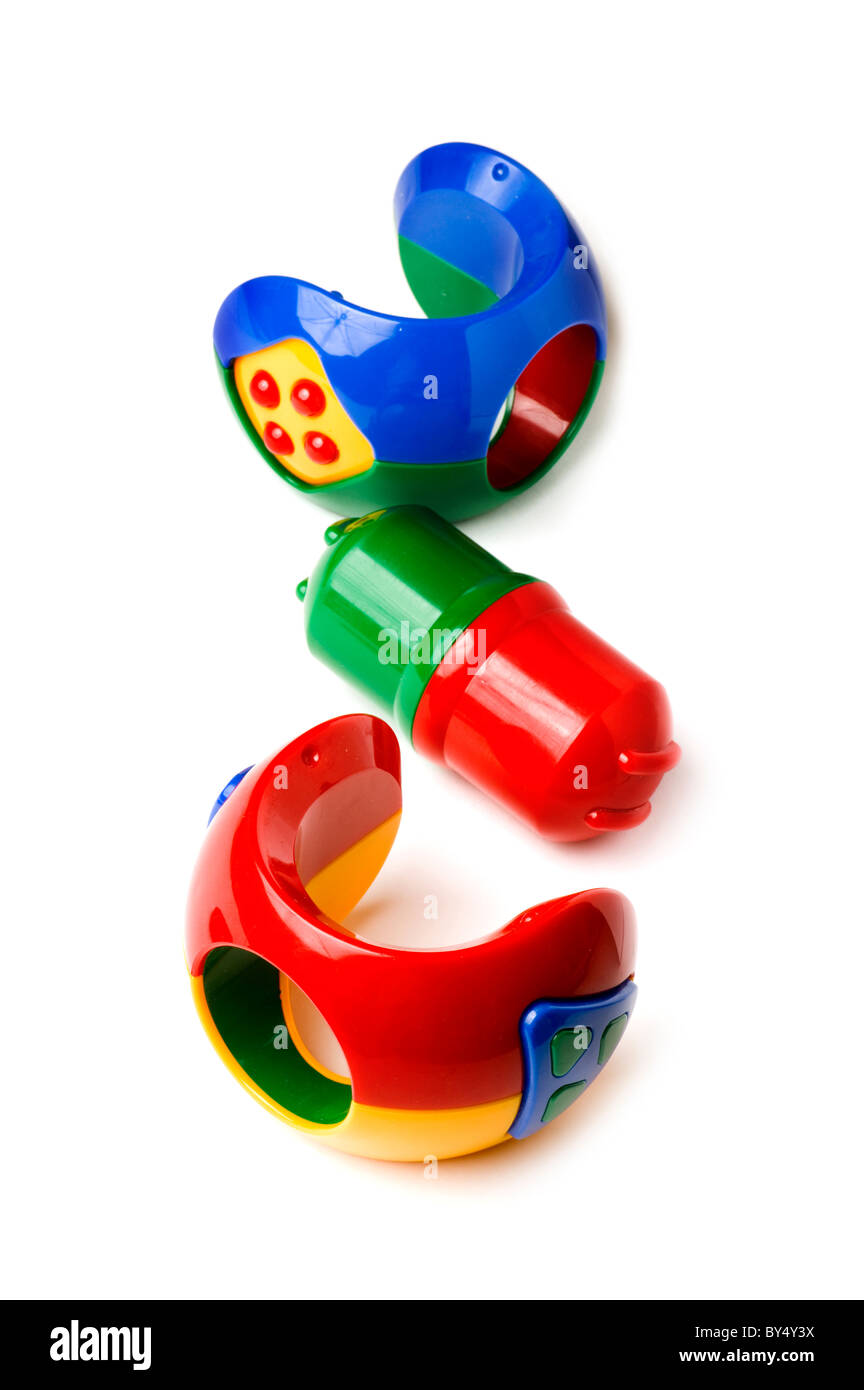 Oggetto su bianco - giocattolo puzzle a sfera Foto Stock