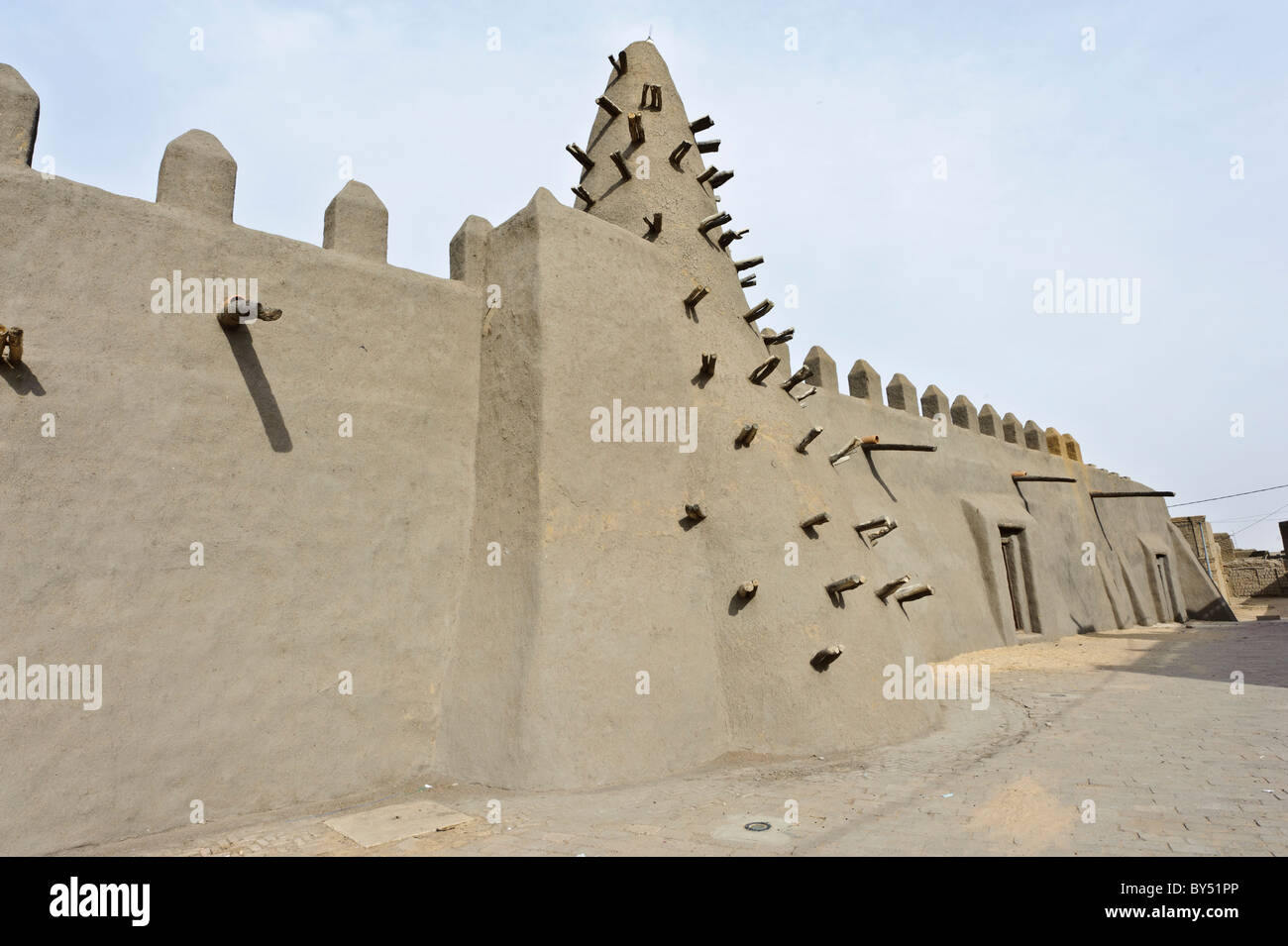 La Moschea Djingareiber in Timbuktu, Mali Foto Stock
