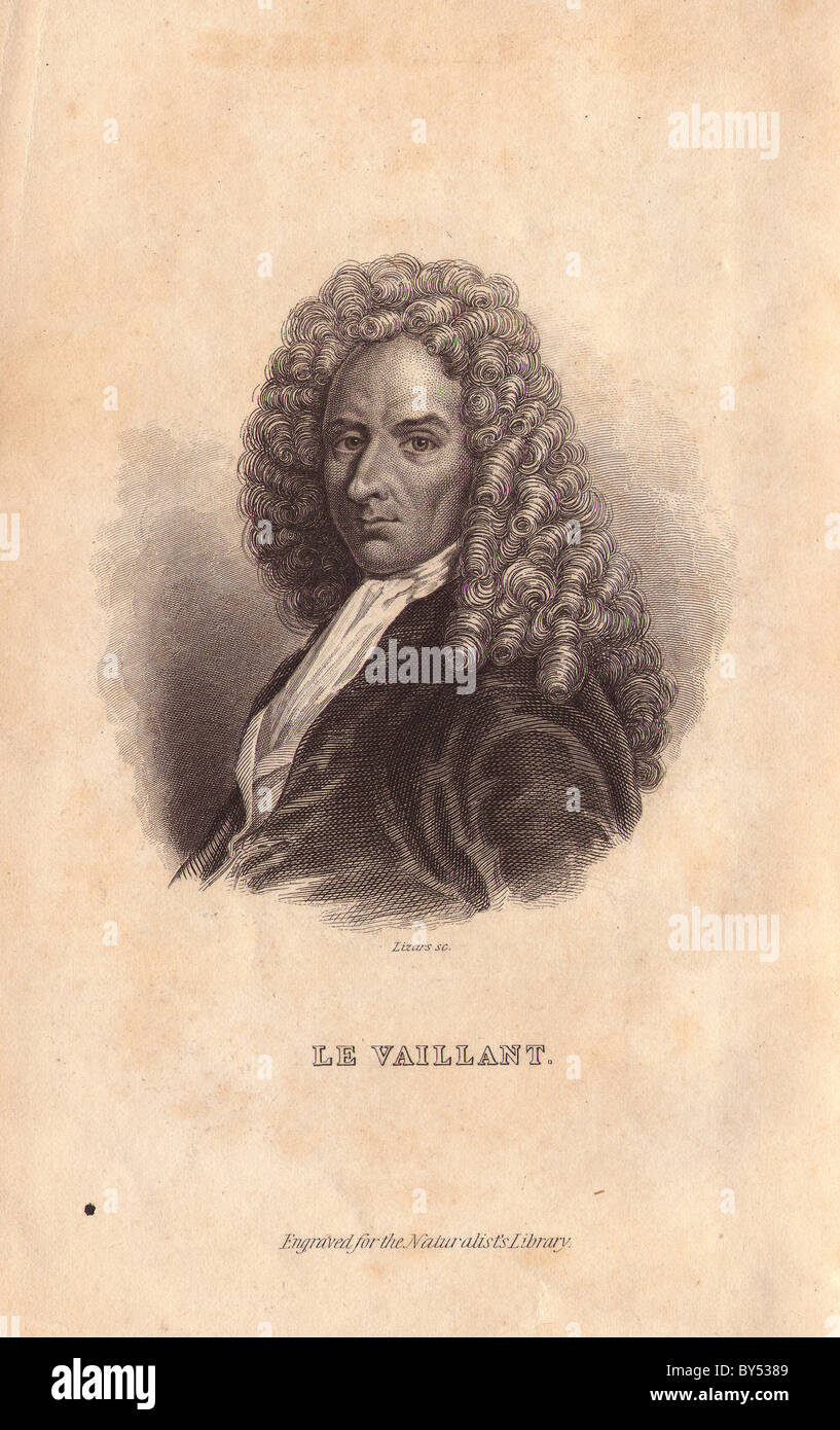 François Levaillant (17531824), esploratore francese, collezionista e ornitologo. Foto Stock