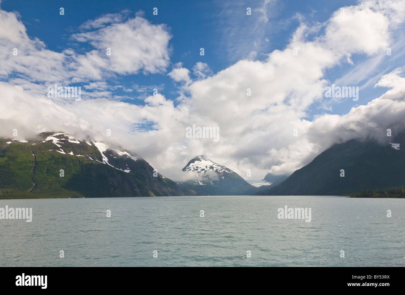 Portage lago sulla Penisola di Kenai in Alaska Foto Stock