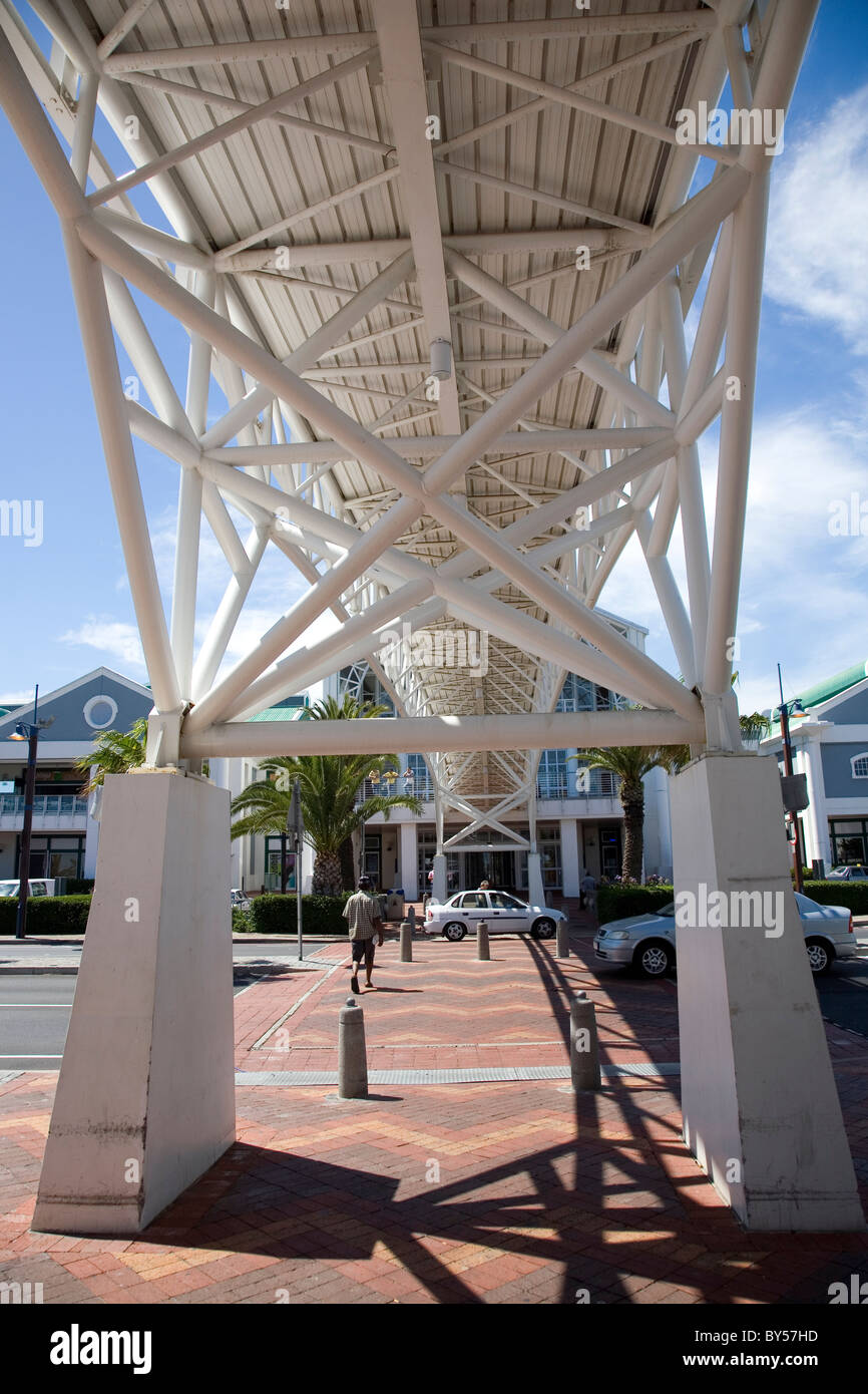 Ingresso al Victoria Wharf - Waterfront Shopping Mall Foto Stock